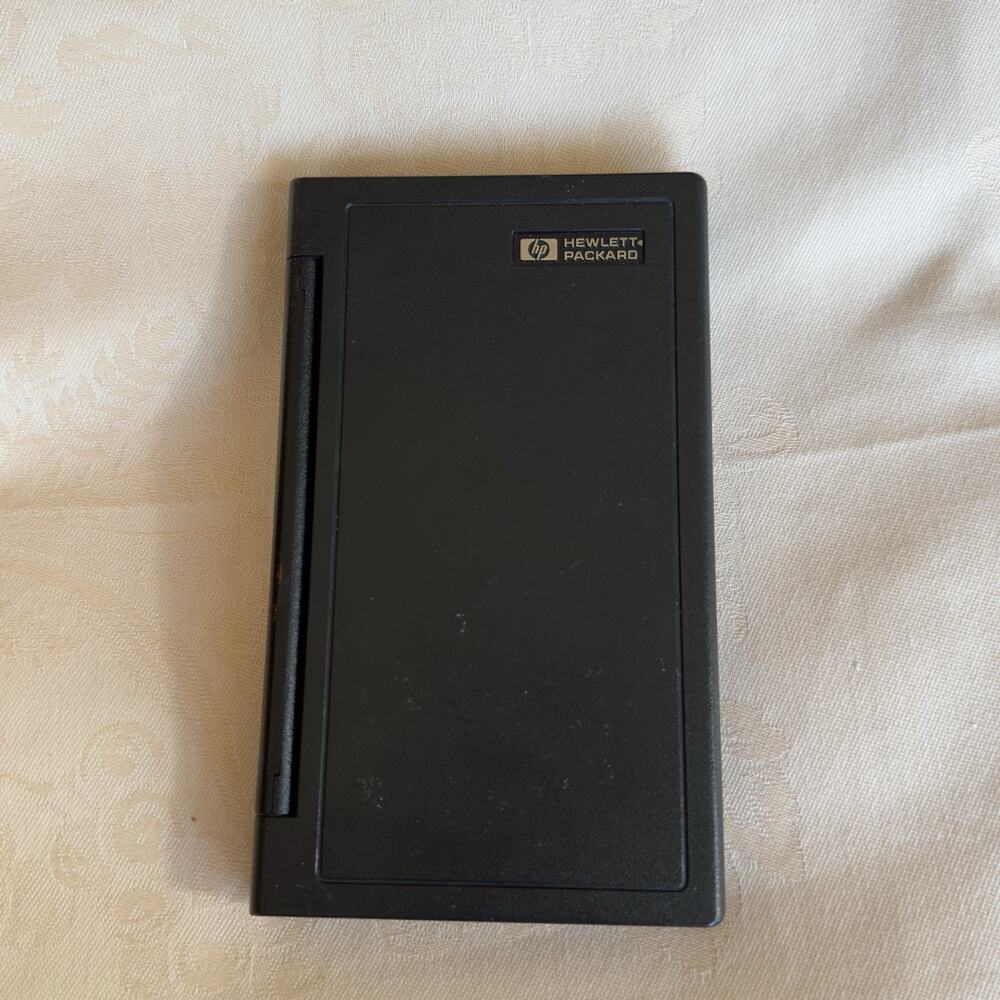 Rare!! HP 19BII Business Consultant II Calculator Tested Battery Door on Back